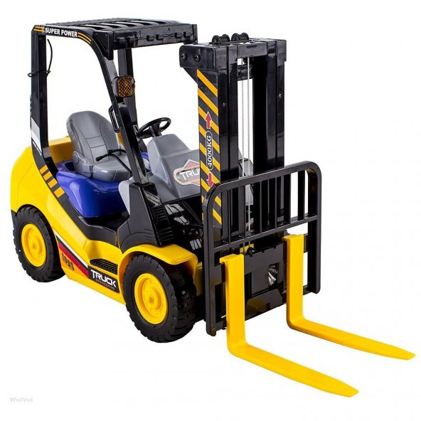 R/C Uzaktan Kumandalı Şarjlı 6 Kanal Oyuncak İş Makinesi Forklift - 5