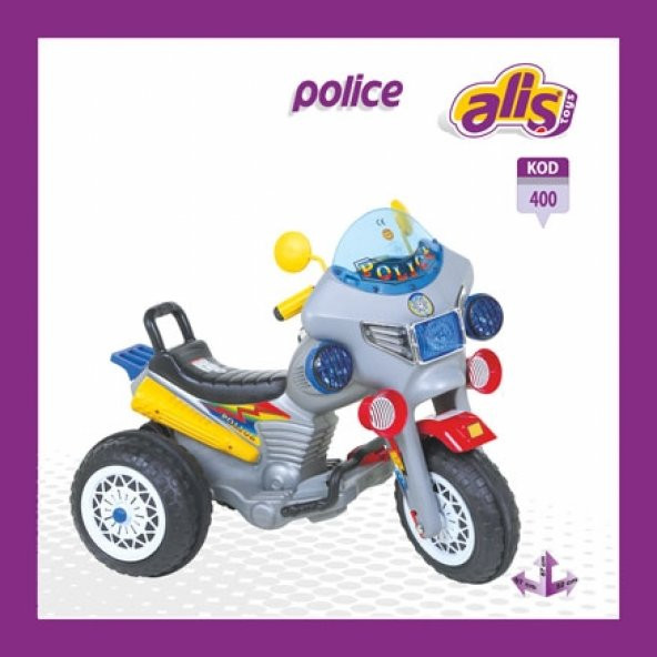 Police Akülü Motosiklet (400)