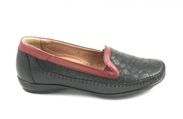 Forelli 33023-G Zenne Siyah-Kırmızı Ayakkabı