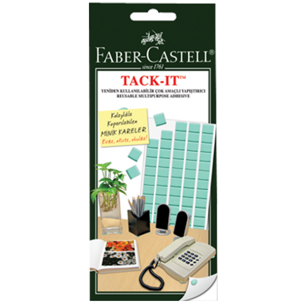 Faber-Castell Tack-It Hamur Yapıştırıcı 75 Gr Yeşil 5130187092000