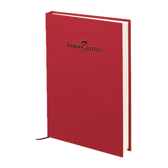 Faber-Castell A5 Modelist Defter Naturel Seri Çizgisiz Sert Kapak 140 Yaprak Vişne 5075400858
