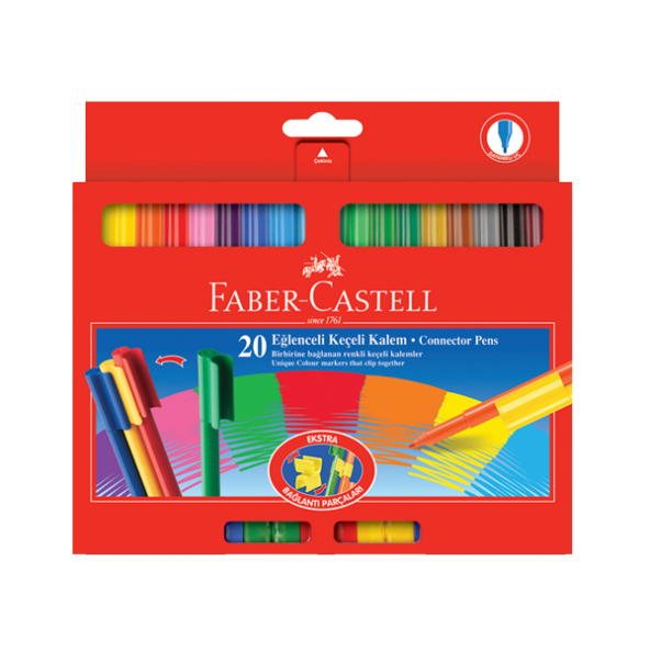 Faber-Castell Eğlenceli Keçeli Kalem 20 Renk 5068112000000
