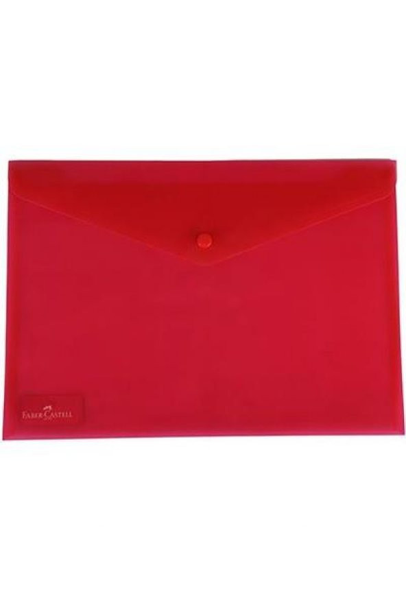 Faber-Castell Çıtçıtlı Dosya A4 Kırmızı 12 Li 5075394100000 (1 Paket 12 Adet)
