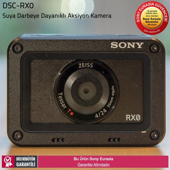Sony DSC-RX0 Ultra Kompak Suya-Darbeye Dayanıklı Aksiyon Kamera