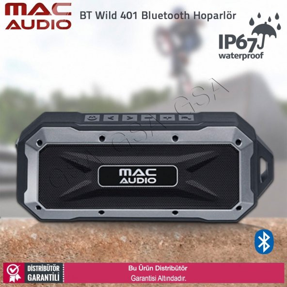 MAC AUDIO BT Wild 401 Su Geçirmez Bluetooth Hoparlör
