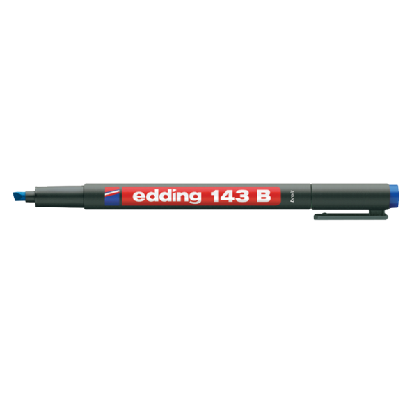 Edding E-143 B Asetat Kalemi Mavi ED14303
