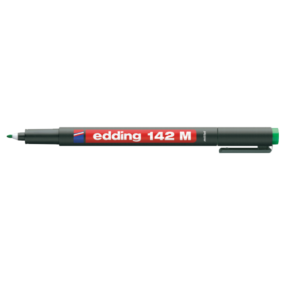 Edding E-142 M Asetat Kalemi Yeşil 10 Lu Ed14204 (1 Paket 10 Adet)