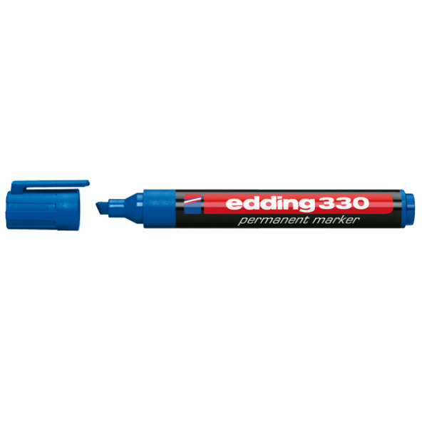 Edding E-330 Mavi Permanent Markör Kalemi 10 Lu Ed33003 (1 Paket 10 Adet)