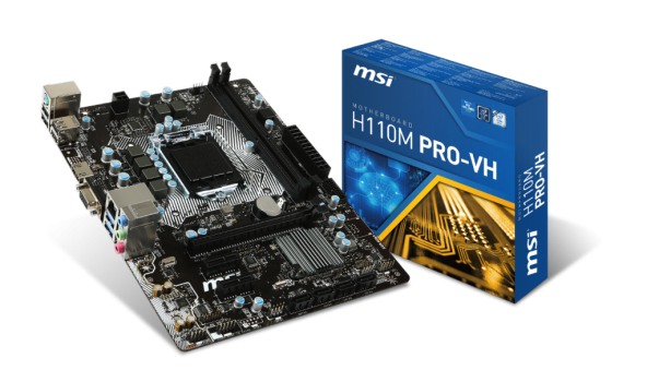 Msı H110M Pro-Vh Intel H110 2133Mhz Ddr4 Soket 1151 Matx Anakart