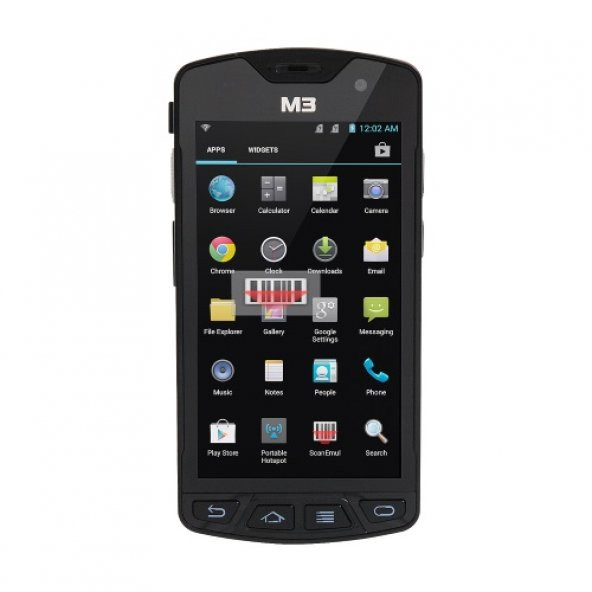 M3 Mobıle Sm10 Androıd 3G Wıfı Bluetooth 1D Scanner Cradle El Ter