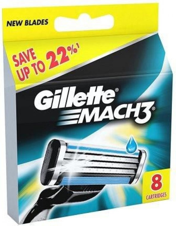 Gillette Mach3 8li Tıraş Bıçağı Yedek