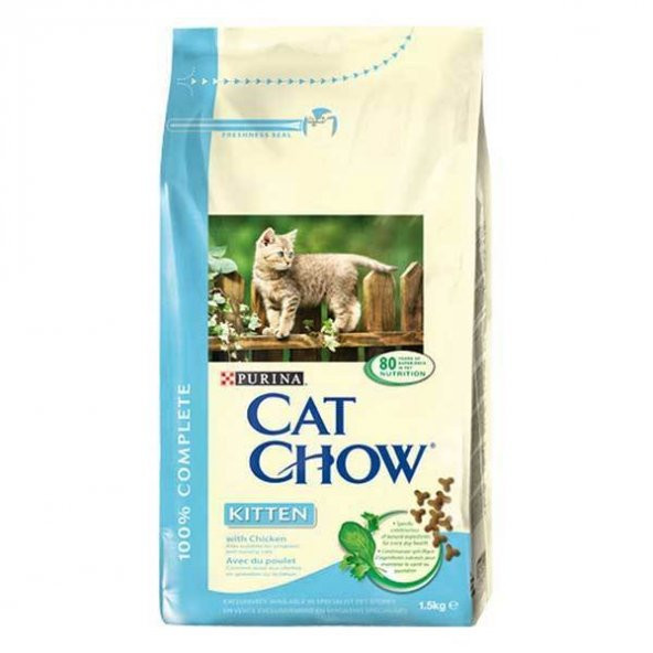 Purina Cat Chow Kitten Tavuklu Yavru Kedi Maması 1,5 Kg
