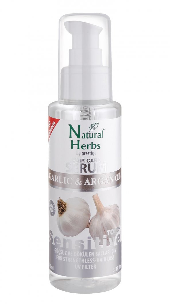 Natural Herbs Dökülen Güçsüz Sarımsaklı Arganlı Saç Serumu 100 ML