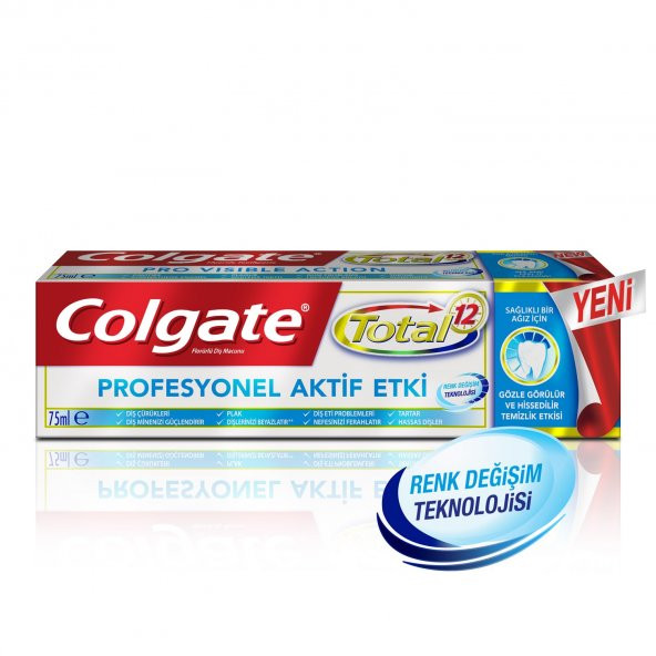 Colgate Total Profesyonel Aktif Etki Diş Macunu 75 ml