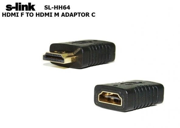 HDMI Dişi-Erkek Aktarım ADAPTÖR  S-link SL-HH64