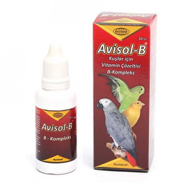 Biyoteknik Avisol B Kuş Vitamini 30 Cc