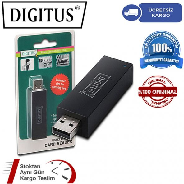 ASSMANN DA-70310-2 Digitus USB 2.0 Kart Okuyucusu