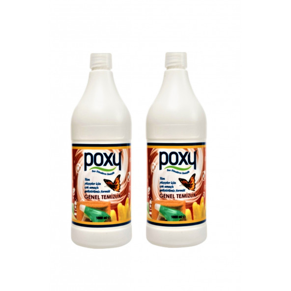 POXY ÇOK AMAÇLI GENEL TEMİZLİK LEKE ÇÖZÜCÜ 2 x 1 LT