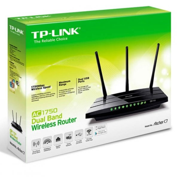 TP-Link Archer-C7 AC1750 WiFi Gigabit Router