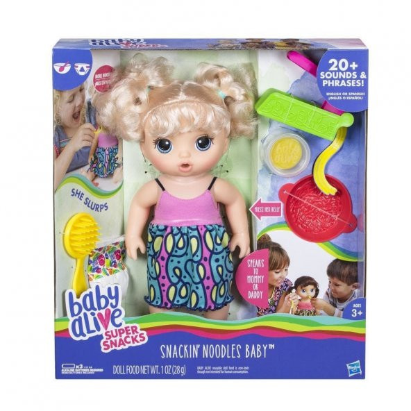 Baby Alive Spagetti Seven Bebeğim - HASBRO