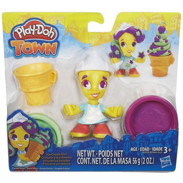 Play-Doh Town Figür - Dondurmacı Kız - B5960