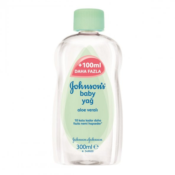 Johnsons Baby Bebek Yağı Aloe Vera 300 ml