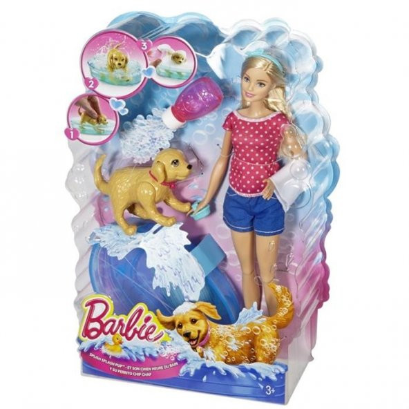 Barbie Ve Köpekçik Banyo Keyfi