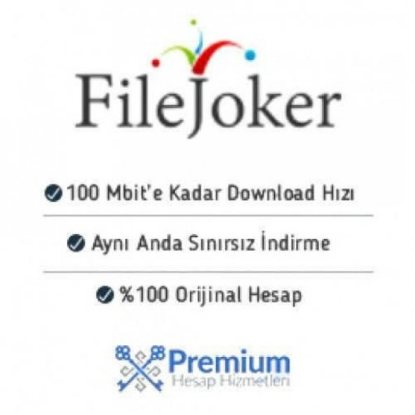 1 Aylık Filejoker Premium Üyelik