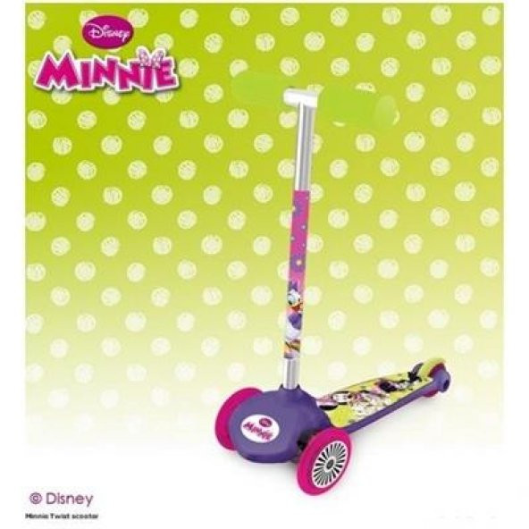 MINNIE MOUSE LİSANSLI FRENLİ TWISTABLE SCOOTER