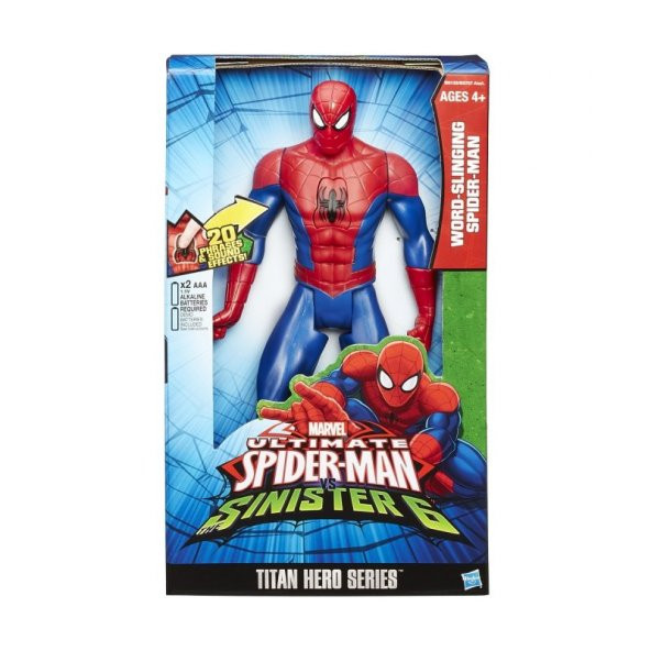 Titan Hero Tech Türkçe Konuşan SpiderMan Örümcek Adam Figür