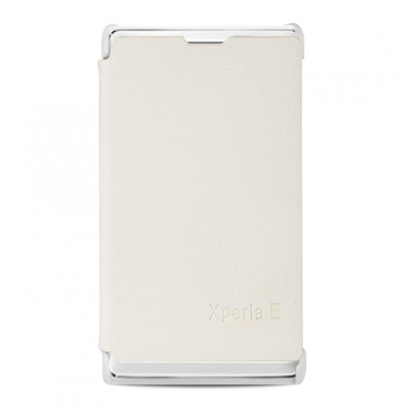 Sony Xperıa E C1505 Flip Case Kılıf Beyaz