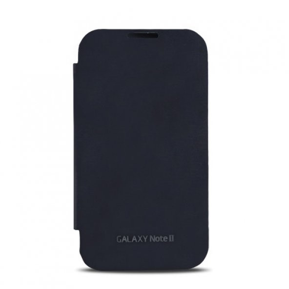 Samsung N7100 Galaxy Note 2 Flip Cover Kılıf Lacivert