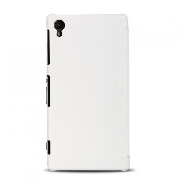 Sony Xperıa Z1 L39H Flip Case Kılıf Beyaz - 2