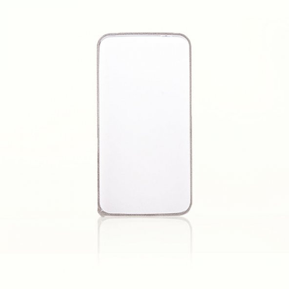 Samsung G900FQ S5 Bumper Çerçeve Kılıf Beyaz - 1