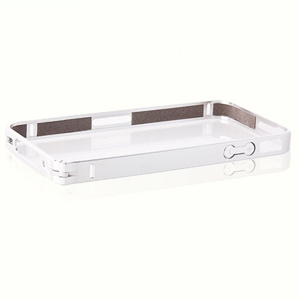 iPhone 4s Bumper Çerçeve Kılıf Beyaz - 2