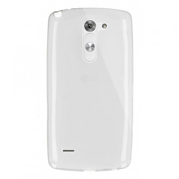 LG G3 Kılıf Soft Silikon Şeffaf Arka Kapak