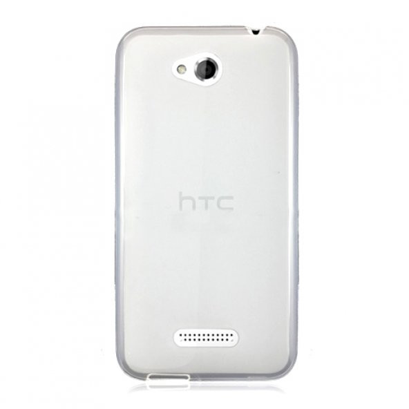 HTC Desire 616 Kılıf Soft Silikon Şeffaf Arka Kapak