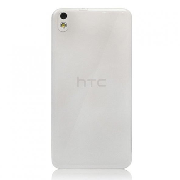 HTC Desire 816 Kılıf Soft Silikon Şeffaf Arka Kapak