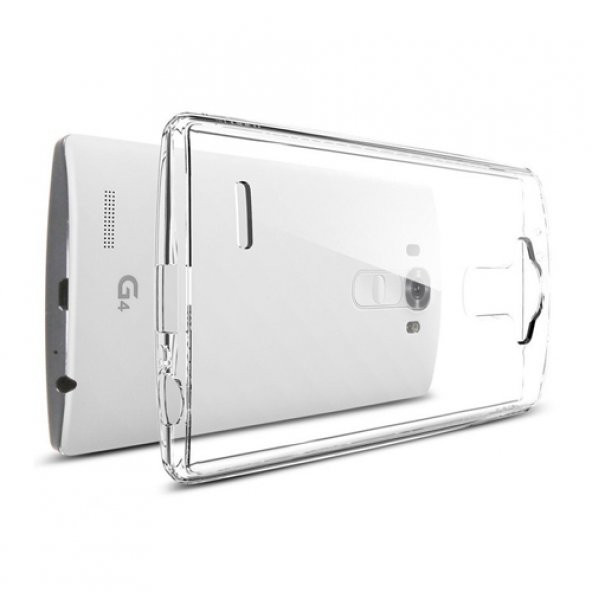 LG G4 Kılıf Soft Silikon Şeffaf Arka Kapak - 3