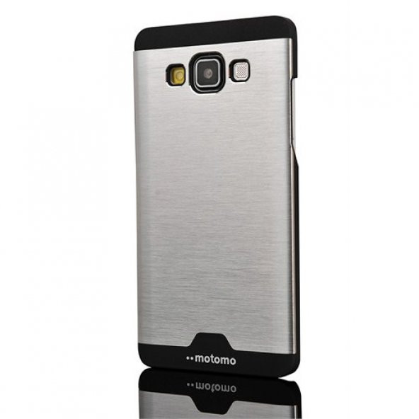 Samsung Galaxy A7 Metal Arka Kapak Motomo Gri