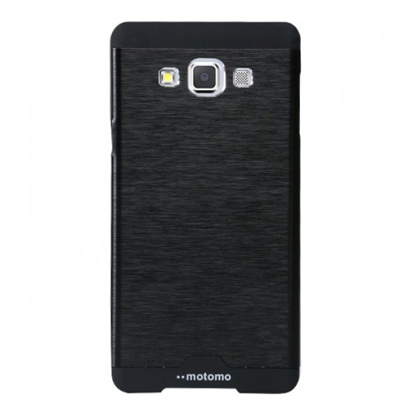 Samsung Galaxy A5 Metal Arka Kapak Motomo Siyah