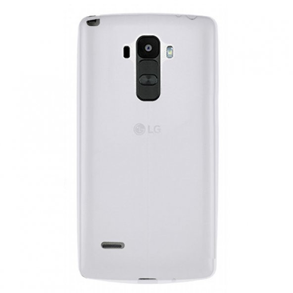 LG G4 Ultra İnce TPU Slikon Arka Kapak Beyaz - 1