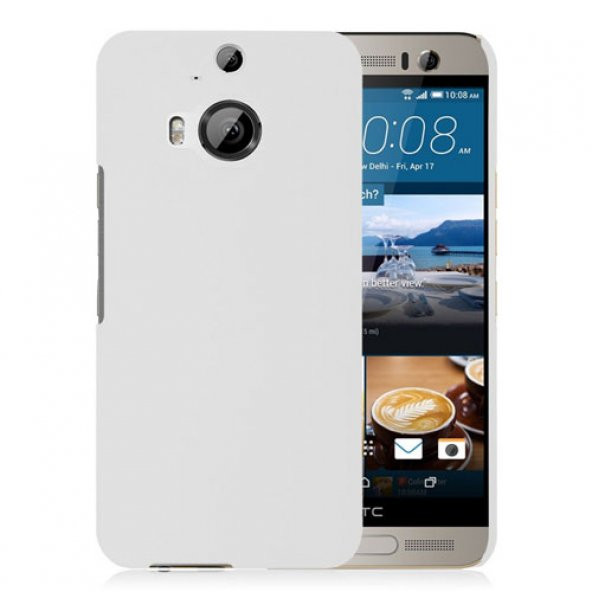 HTC One M9 Plus Kılıf Seven-Days Sert Kapak Kılıf Beyaz