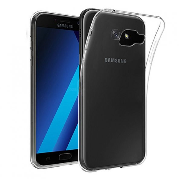 Samsung Galaxy A3 2017 (A320) Kılıf Soft Silikon Şeffaf Arka Kapak