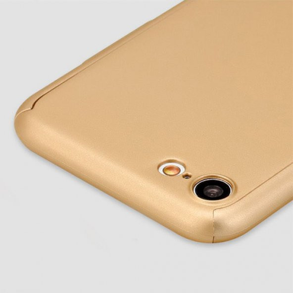 iPhone 7-8 360 Derece Koruma Arka Kapak Gold - 2