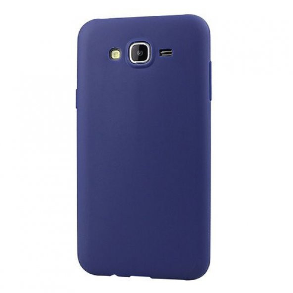 FitCase Samsung Galaxy On7 (G600) Cloudy Kamera Korumalı Silikon Kılıf Lacivert