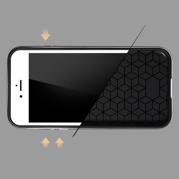 FitCase iPhone 7-8 2in1 Carbon Desen Arka Kapak Silver - 3
