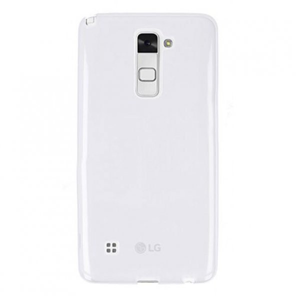 LG Stylus 2 Kılıf Soft Silikon Şeffaf Arka Kapak