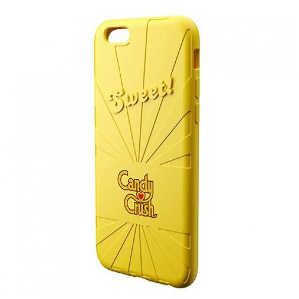 Candy Crush iPhone 6-6S Limon Silikon Kılıf (Lisanslı)