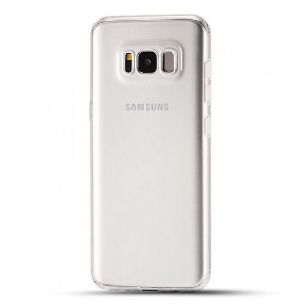 Samsung Galaxy S8 Kılıf Soft Silikon Şeffaf Arka Kapak